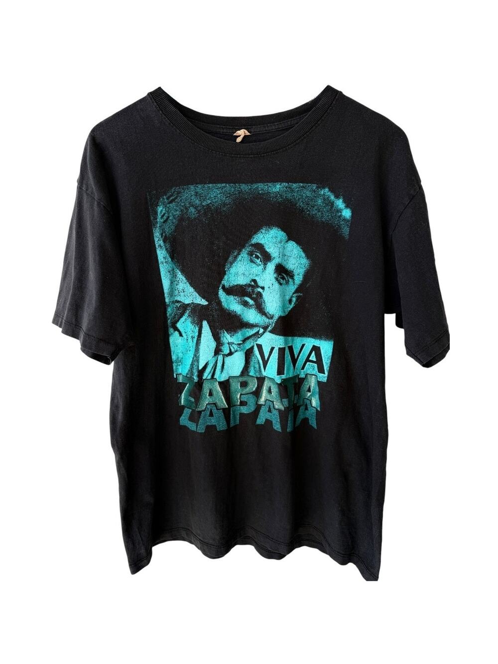 Viva Zapata T Shirt Mens Large Black Graphic Mexican Art Vintage Style Tee